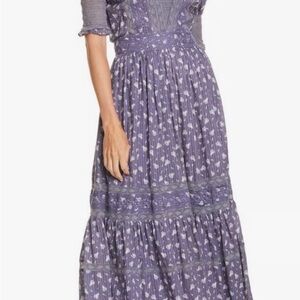 LoveShackFancy Ayla Floral maxi Dress size 0